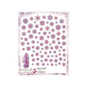 Sha-Nail More 写ネイル ネイルシール Snowflakes(Pink) MSF-002