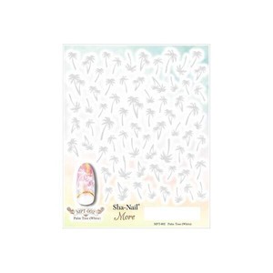 Sha-Nail More 写ネイル ネイルシール Palm Tree (White) MPT-002