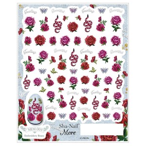 Sha-Nail More 写ネイル ネイルシール Embroidery Roses/エンブロイダリーローズ MEM-001