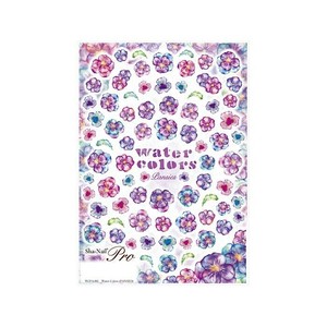 Sha-Nail Pro 写ネイル ネイルシール Water Colors PANSIES/水彩パンジー WCPA-001