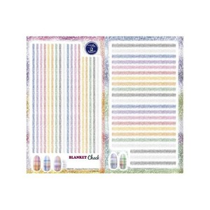 Sha-Nail Pro 写ネイル ネイルシール Standard Blanket Check Pattens SBKP-001