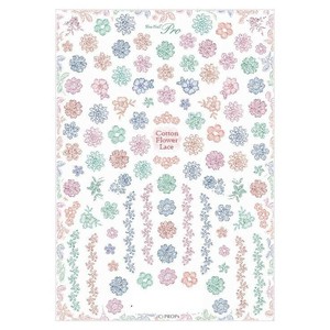 Sha-Nail Pro 写ネイル ネイルシール Cotton Flower Lace Sorbet CTFL-001