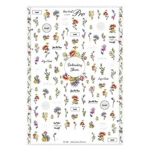 Sha-Nail Pro 写ネイル ネイルシール Embroidery Flowers/エンブロイダリー フラワーズ EF-001