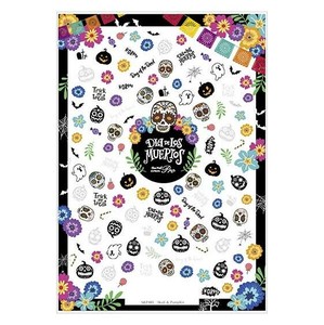 Sha-Nail Pro 写ネイル ネイルシール Skull&Pumpkin/スカル&パンプキン S&P-001