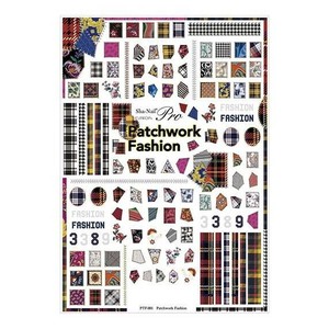 Sha-Nail Pro 写ネイル ネイルシール Patchwork Fashion/パッチワークファッション PTF-001