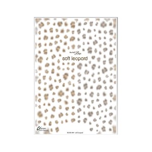 Sha-Nail Pro 写ネイル ネイルシール soft leopard RUMI-009
