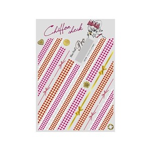 Sha-Nail Pro 写ネイル ネイルシール シフォンチェック(R&P) CHC-002