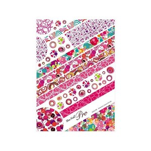 Sha-Nail Pro 写ネイル ネイルシール Geometric Circles(Vivid) GEOC-001