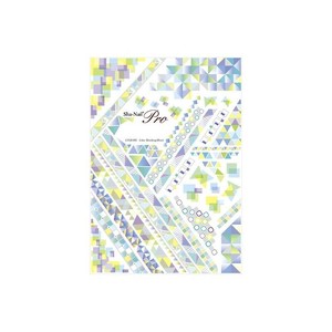 Sha-Nail Pro 写ネイル ネイルシール Color Blocking (Blue) COLB-002