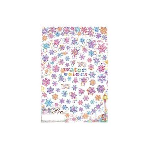 Sha-Nail Pro 写ネイル ネイルシール Water Colors(Snowflakes Colorful) WCSN-005