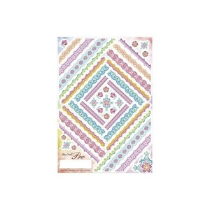 Sha-Nail Pro 写ネイル ネイルシール Romantic Lace Line (Colorful) RLL-005
