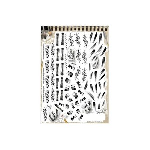 Sha-Nail Pro 写ネイル ネイルシール Paint Brush (Black) PB-002