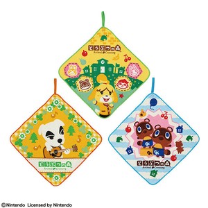 任天堂　あつまれ どうぶつの森　のんびりライフ ループタオル 3枚組