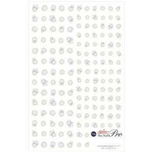 Sha-Nail Pro 写ネイル ネイルシール ウォータードロップ(ホワイト) SL-MWD-002