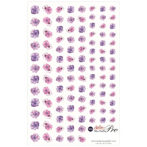 Sha-Nail Pro 写ネイル ネイルシール 水彩 アネモネ(ライラックパープル) SL-WCAM-002