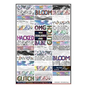 Sha-Nail Pro 写ネイル ネイルシール DUALOOKS bug /デュアルック バグ MDADL-001