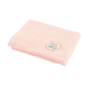 無撚糸ハッピーカラーバスタオル ピンク BY-64025(1)PK