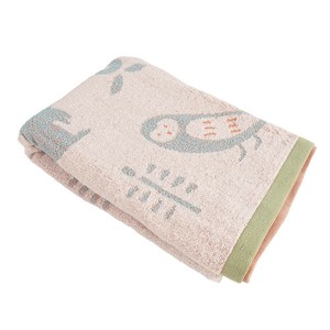 無撚糸ボスケットバスタオル ピンク SI-63325PK