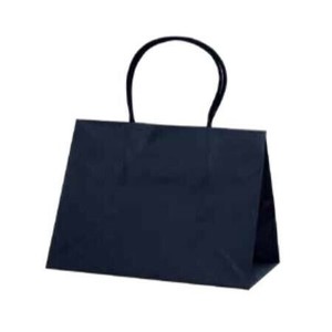 マットバッグ(KSワイド)手提袋 ネイビー 1778 10枚