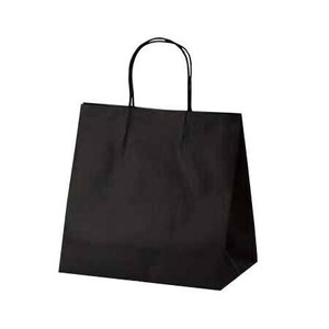 マットバッグ(MSワイド)手提袋 ブラック 1765 10枚
