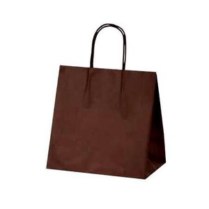 マットバッグ(MSワイド)手提袋 ブラウン 1766 10枚