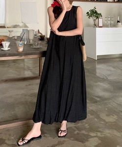 【aimoha】ノースリーブバルーンワンピース レディース 春 夏 ワンピース ロング