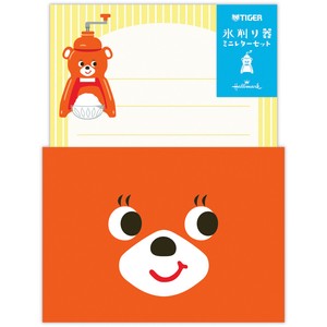 季節限定 タイガー 氷削り器＜きょろちゃん＞ ミニレターセット フェイス