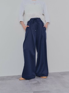 长裤 压褶裤线长裤