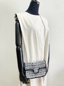 新作★【Swaraj 】手編みのメタリックマクラメBAG