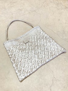 新作★【Swaraj】手編みメッシュレザー・スクエアシェイプ BAG  (山羊革)本革