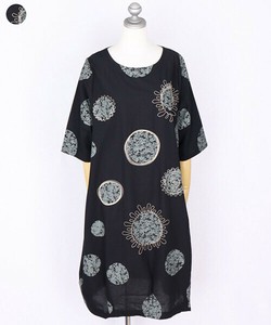 Casual Dress 100% Cotton Polka Dot 7/10 length [2025 NEW]