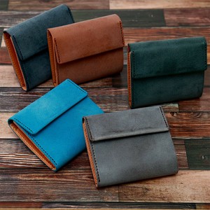 Bifold Wallet Genuine leather Made in Japan