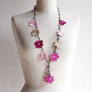 Necklace/Pendant Necklace Beige Purple