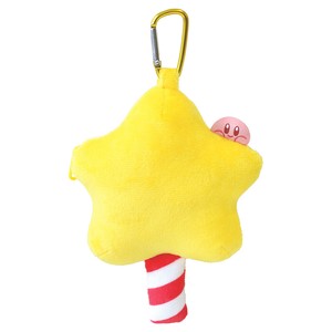 【9月入荷予定】 星のカービィカラビナ付きぬいぐるみファスナーマスコット　スターロッド