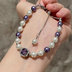 パール　ブレスレット レディース　ブレスレット シルバー925　メッキ ブレスレット シルバー
