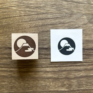 NEW ウッドスタンプ　WS-A-94　丸に富士山