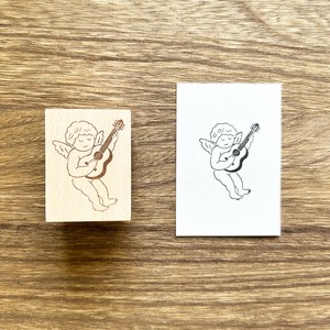 Stamp Angel Music Wood Stamp