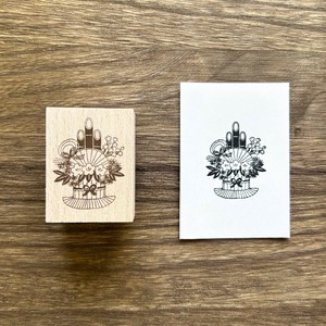 Stamp Kadomatsu Wood Stamp