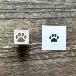 Stamp Wood Stamp Paws