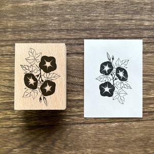 Stamp Morning Glory Wood Stamp