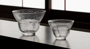 【手作りの風合い】レイズドボール［PIRKA clear］ガラス 津軽　日本製