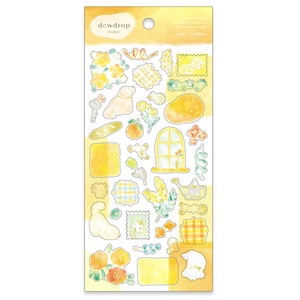 デュードロップステッカー yellow