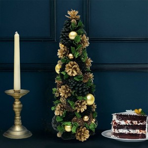 【先行予約】2サイズ展開・クリスマスツリーゴールド・クリスマスデコレーション・造花ツリー