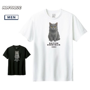 T-shirt Cat Printed Short-Sleeved T-Shirt Unisex Men's Cut-and-sew
