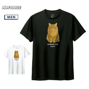 T-shirt Cat Printed Short-Sleeved T-Shirt Unisex Men's Cut-and-sew