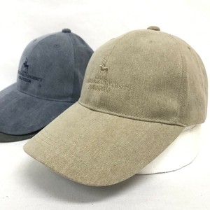 【秋冬帽子】2025秋冬紳士　POLO（ポロ）　6方CAP　顔料染め　メンズ