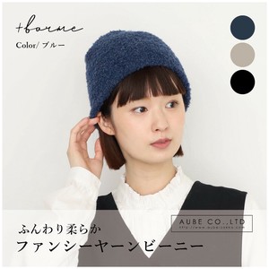 【25秋冬】ファンシーヤーンビーニー・防寒・あったか・おしゃれ・レディース・帽子・かわいい