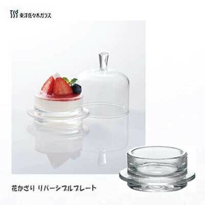 花かざり リバーシブルプレート 東洋佐々木ガラス TS44013-2 小皿