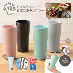 Cup/Tumbler Vacuum Insulated Double-Walled Ceramic