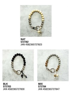 予約受付中　9/中旬入荷【ニコット】AO ビーズハンドストラップチャーム（3種）
